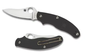 Spyderco UK Penknife Drop Point Black