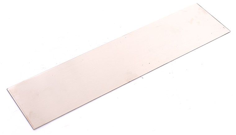 Nikkelezüst 2x50x200