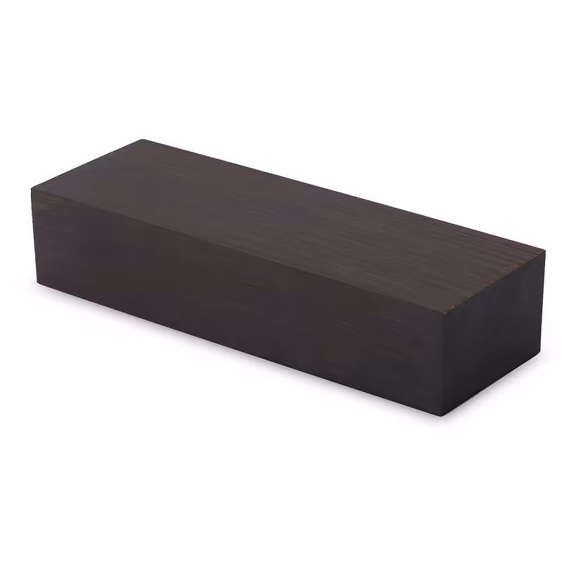 Makasar Ébenfa Markolatfa Tömb 12×3×3 cm – Prémium Egzotikus Fa Késkészítéshez