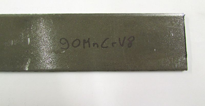 90MnCrV8 (O2) Késacél – 5 × 45 × 250 mm – Extra Erős Prémium Szerszámacél
